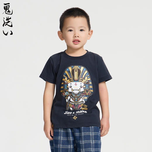 ONIARAI/鬼洗25春夏地藏系列公仔法老地藏短袖男女童TEE  JK80194 商品图0