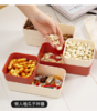 🌈【新年专享】孙小美双层懒人零食收纳盒套组：💰多懒的人才能发明出来啊这个瓜子盒🤭把懒人的心思猜透了“吃”“扔”🎈一个盒子就搞定☺️ 商品缩略图4