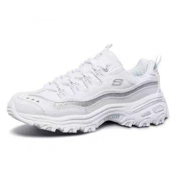 279.9秒杀斯凯奇 SKECHERS 女式厚底老爹熊猫鞋减震透气小白鞋（线下同时售卖  不保证有货  无原装鞋盒  介意勿拍）53810-CY 商品图0