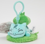 妙蛙种子款花花草地毛绒挂件