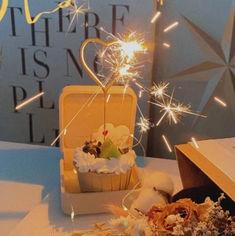 网红爱心蜡烛-搭配蛋糕下单配送，单点不送 商品图0