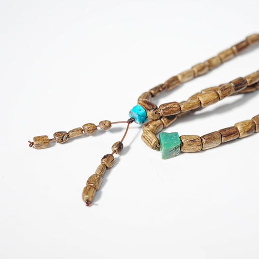 【孤品】达拉干随行配饰珠链（佩珠：天然原矿绿松） 商品图1