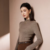 I'd爱帝半高领100%绵羊毛衫女纯色时尚轻奢百搭打底衫 商品缩略图5