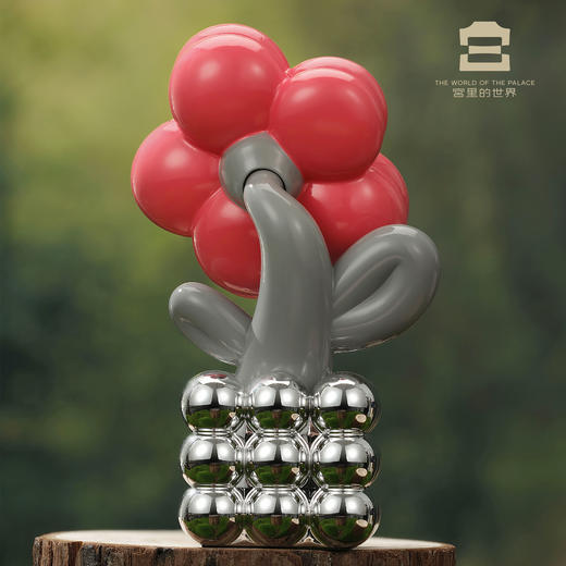 赚钱花足金招财摆件故宫文创桌摆摆台乔迁生日伴手礼新年春节礼物 商品图4