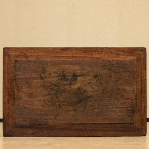 清 红木束腰马蹄腿独板半桌 商品图2