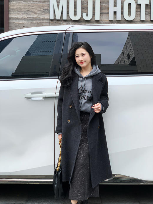 【百图lulu定制】【银河毛呢半裙】星光闪闪 柔软 细腻 毛呢半裙 商品图7