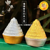 壤塘曾克如来八塔装藏舍利擦擦佛塔金刚塔金银两色擦擦高5.8cm最宽处4.8cm 商品缩略图0