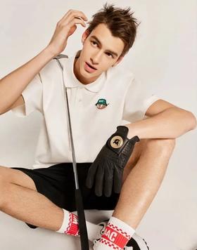 WAAC小恶魔韩国高尔夫男装短袖T恤Bucket Waacky轻薄透气Polo衫