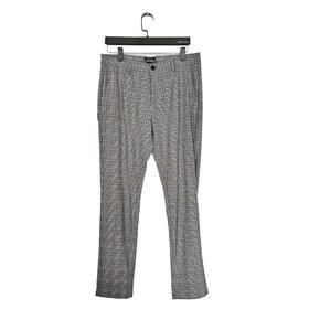 贝纳川同情细格纹男士西裤休闲裤120432023118