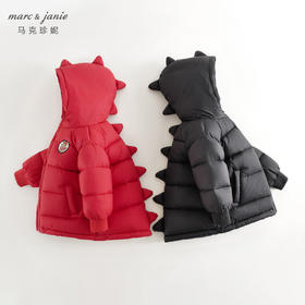 【三防】马克珍妮男童小恐龙加厚保暖中长款羽绒服冬装新款240916/551013