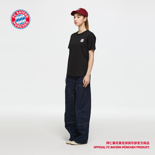 【官方正版】拜仁慕尼黑足球俱乐部｜伯尼熊印花短袖球迷运动T恤 商品图3