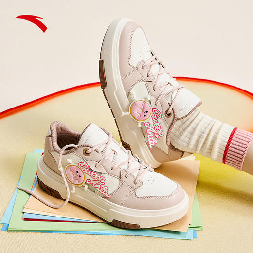 安踏萌系A道丨厚底增高女运动板鞋2025春季休闲百搭运动鞋122518033 商品图4