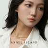 【限时折扣】ANGEL ISLAND 铜合金锆石「Aura光环」经典时尚简约满钻项链 商品缩略图2