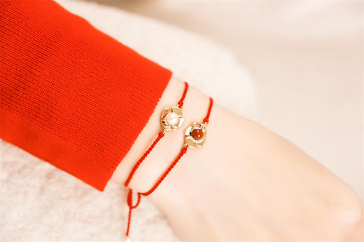 pearl moments  年年有鱼 小鱼儿（南红）红绳 商品图9