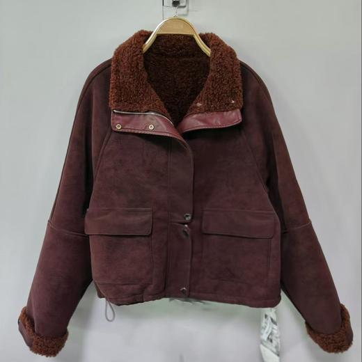 NB毛领长袖外套 冬季 010814544001 商品图0