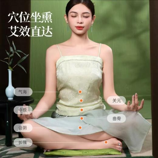 【电加热坐垫】艾灸坐垫蕲艾绒 商品图0