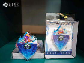 武大南极科考旋转冰箱贴