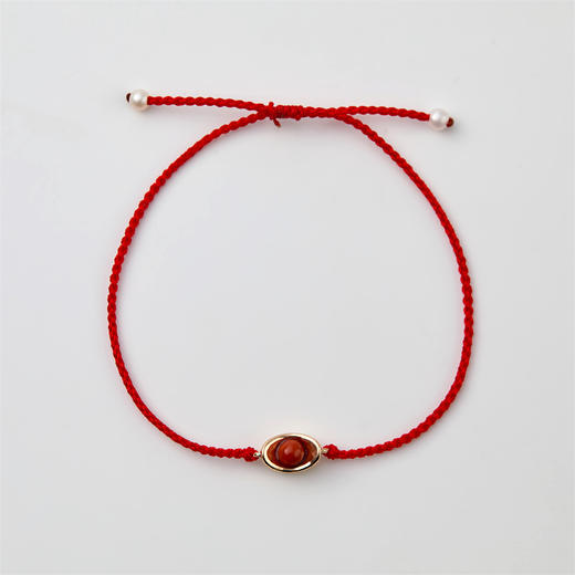 pearl moments  日富一日 小元宝（南红）红绳 商品图2