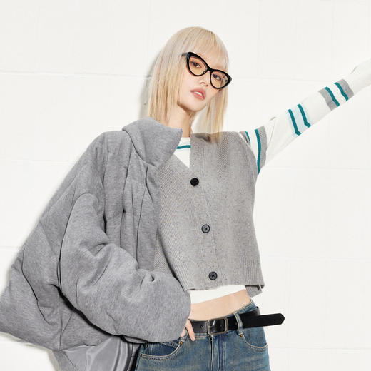 【商场同款】麦檬春秋毛衫外套4F1130081Q 商品图2