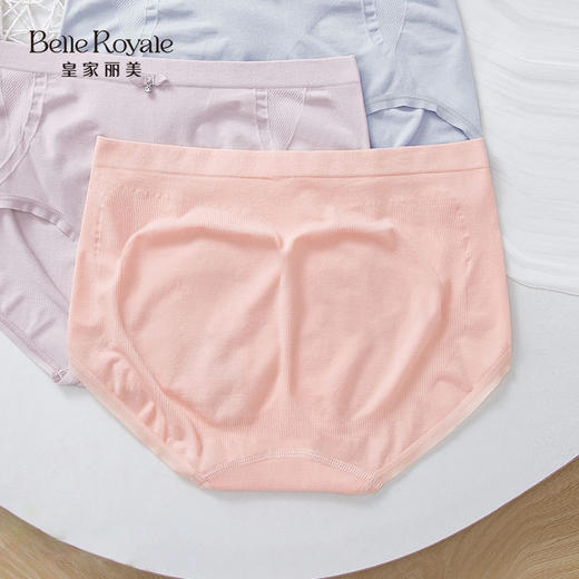 【99元3条，数量拍3】皇家丽美柔软包臀大弹力桑蚕丝底裆舒适女内裤底裤DKM1381 商品图3