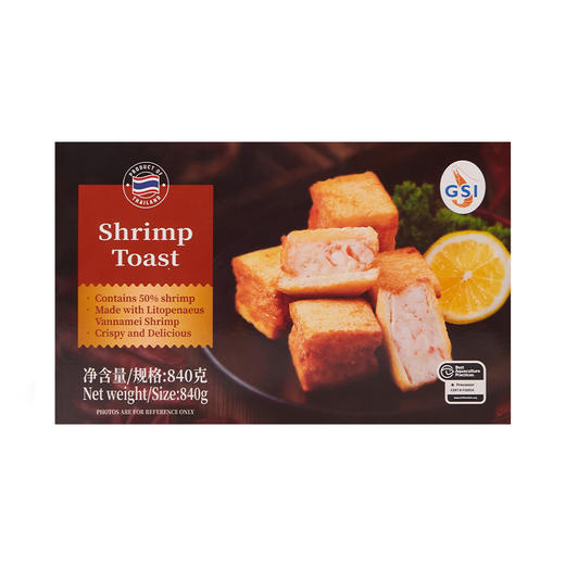 MM 山姆 TRF 泰国进口 鲜虾吐司 840g 商品图0