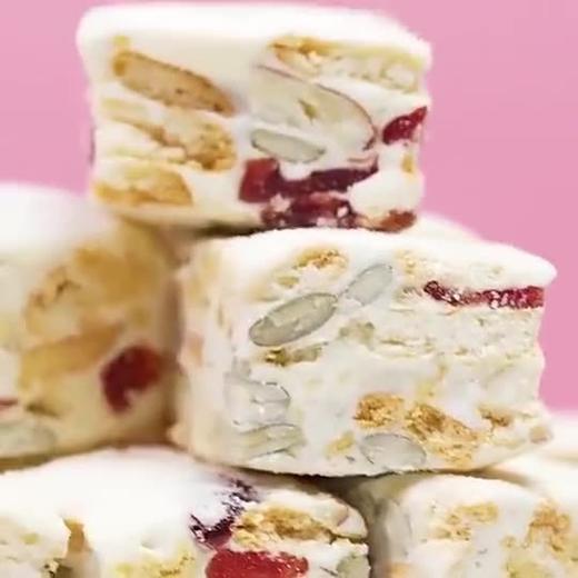 【味滋源雪花酥盒装】网红零食 沙琪玛牛轧奶芙甜品糕点 休闲零食品  商品图1