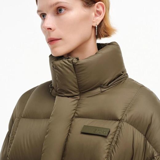 舒库羽绒服女2024冬匈牙利进口鹅绒服气质连帽外套 商品图4