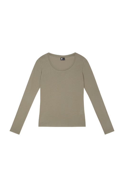 oneup大U领薄长袖T恤 商品图6