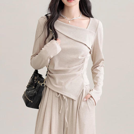 裁缝学苑AS404设计感不规则长袖T恤纸样女阔腿裤子套装打板裁剪 商品图4