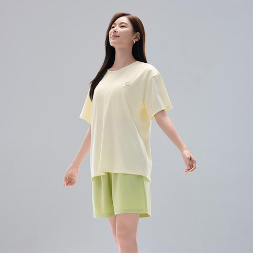 都市丽人女士棉质短袖套装薄40支TC拉架生活家居短袖类LHH2E2 商品图1