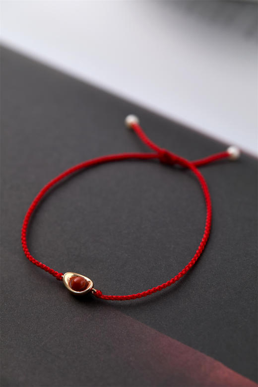 pearl moments  日富一日 小元宝（南红）红绳 商品图3