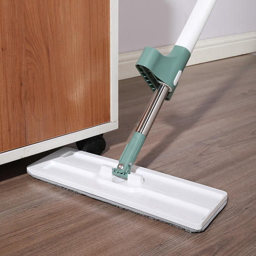 【批发】美丽雅平板拖把省力推水拖把家用一拖净免手洗懒人墩布32cm共2布 商品图4