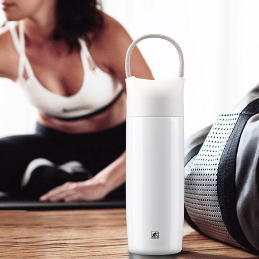 【自营】司顿不锈钢瑜伽保温杯（冰川白） 商品图1
