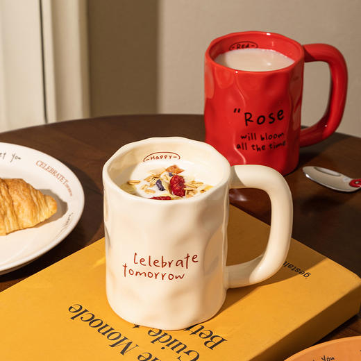 摩登主妇Mellow马克杯高级感轻奢陶瓷杯家用喝水杯特别好看的杯子 商品图3