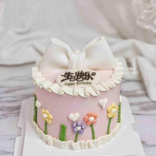 【迷你蛋糕】碎花蝴蝶结 商品图3