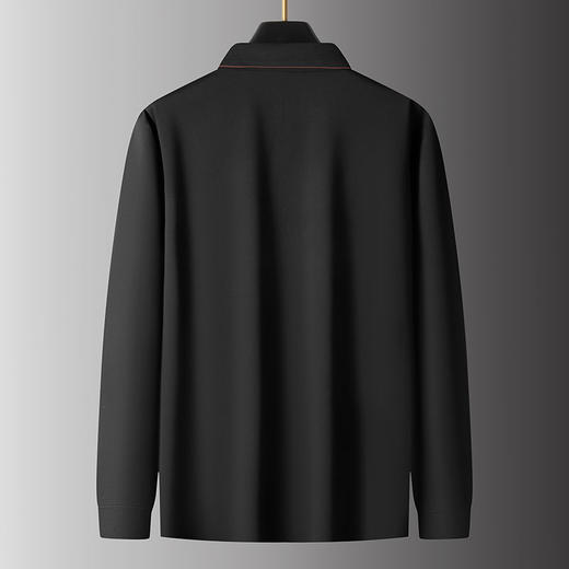 【新款DPS】大依优型大码长袖T恤Polo衫翻领加肥加大肥佬休闲商务宽松透气上衣打底 商品图5