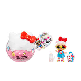 MGA L.O.L.惊喜拆拆球:X HELLO KITTY?娃娃盲盒随机1款MGAC523840EUC