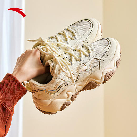 安踏流萤老爹鞋厚底缓震新款鞋子女复古男女款运动鞋休闲鞋122518853 商品图2