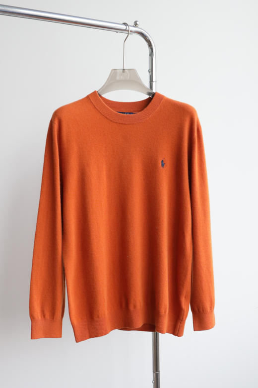 新配色到  R.L 小标圆领经典休闲羊毛羊绒衫 MY129 商品图4