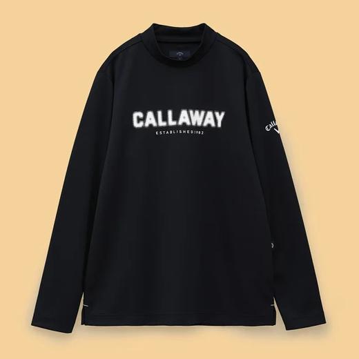 Callaway卡拉威 24秋冬 高尔夫男士 弹力光滑半高领内搭 简约舒适 长袖 商品图3