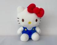 4寸经典坐姿KT钥匙扣挂件-深蓝 商品图0