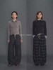 shyshystill/shy202411033/香蕉裤廓形保暖冬日两色格纹阔腿裤长裤 商品缩略图2
