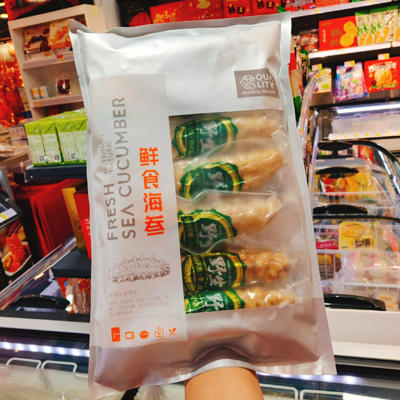 鲜食野生黄肉海参500g约9-10条 商品图7