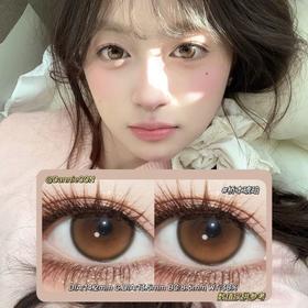 BOLLYCON半年抛·桥本琥珀·14.2mm(着色参考13.5mm) 0-800度(无525/575) 韩产进口·(建议佩戴3-4个月左右更换)