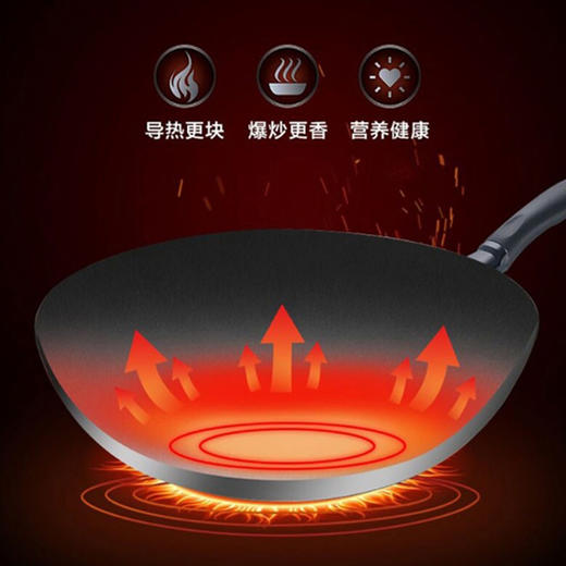 苏泊尔精铸铁锅带玻璃盖VC32JF02 商品图2