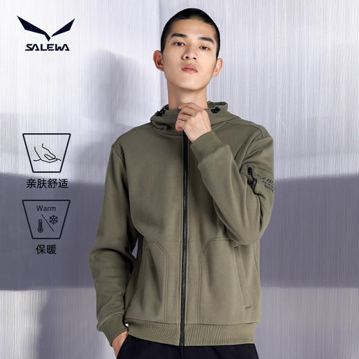 SALEWA|男式开衫连帽卫衣 SWAUJ910132 商品图2