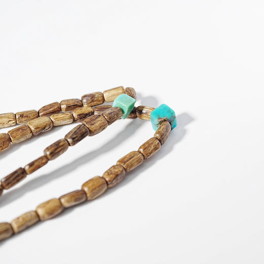 【孤品】达拉干随行配饰珠链（佩珠：天然原矿绿松） 商品图2