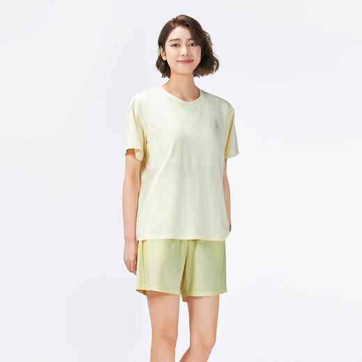 都市丽人女士棉质短袖套装薄40支TC拉架生活家居短袖类LHH2E2 商品图3