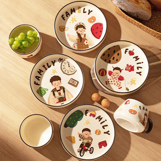 摩登主妇幸福小屋餐具套装碗碟家用新婚乔迁新居闺蜜生日礼物女生 商品图1