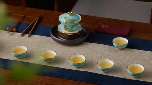 国瓷永丰源西湖蓝9头茶具 YFY 商品图0